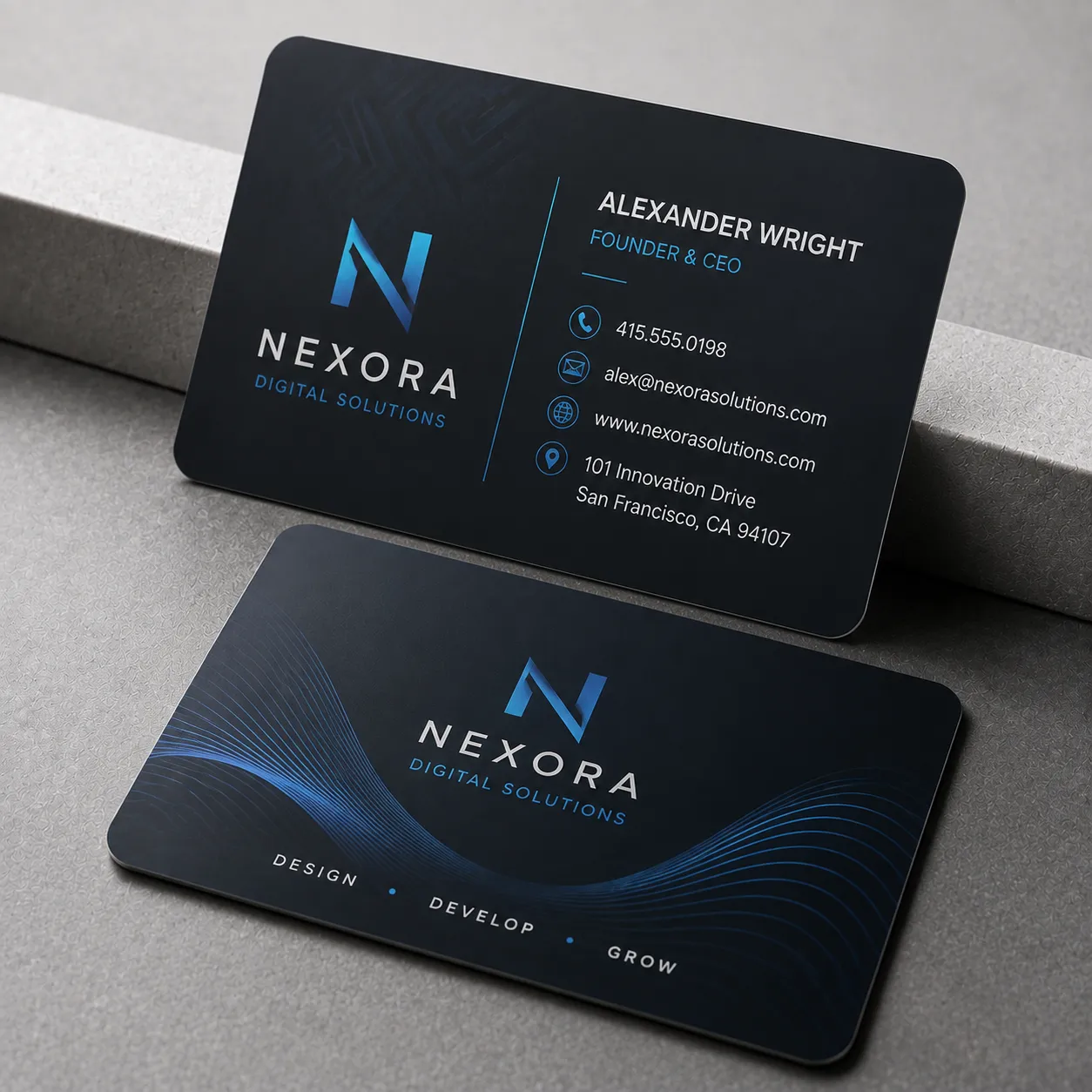 Premium Plastic Business Cards
