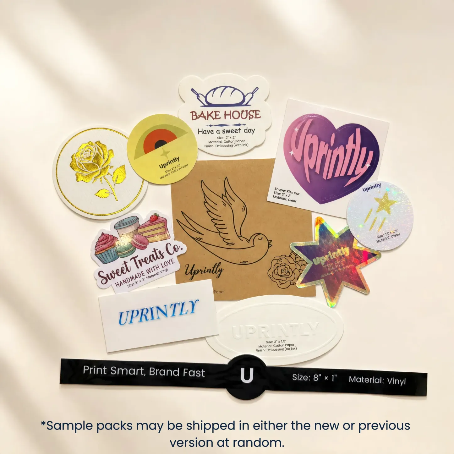 Sticker & Label Sample Pack