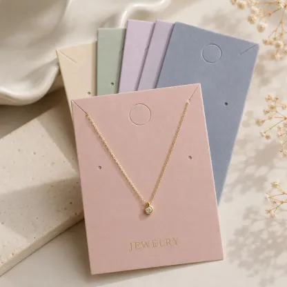 Custom Necklace Display Cards