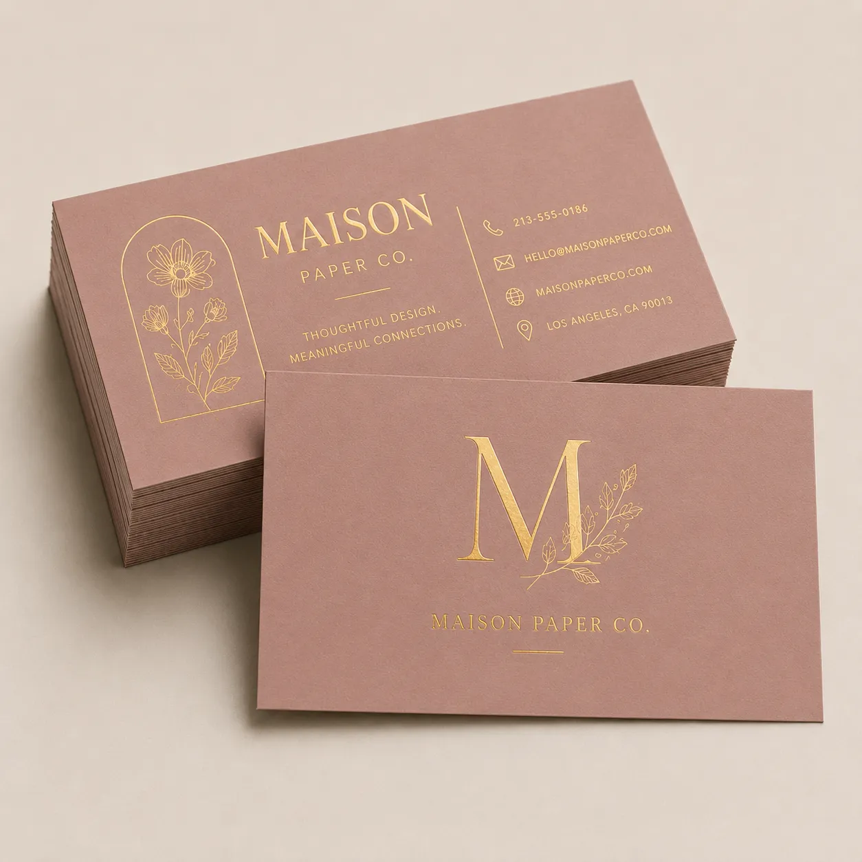 Foil Business Cards