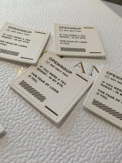 Custom Leather Labels