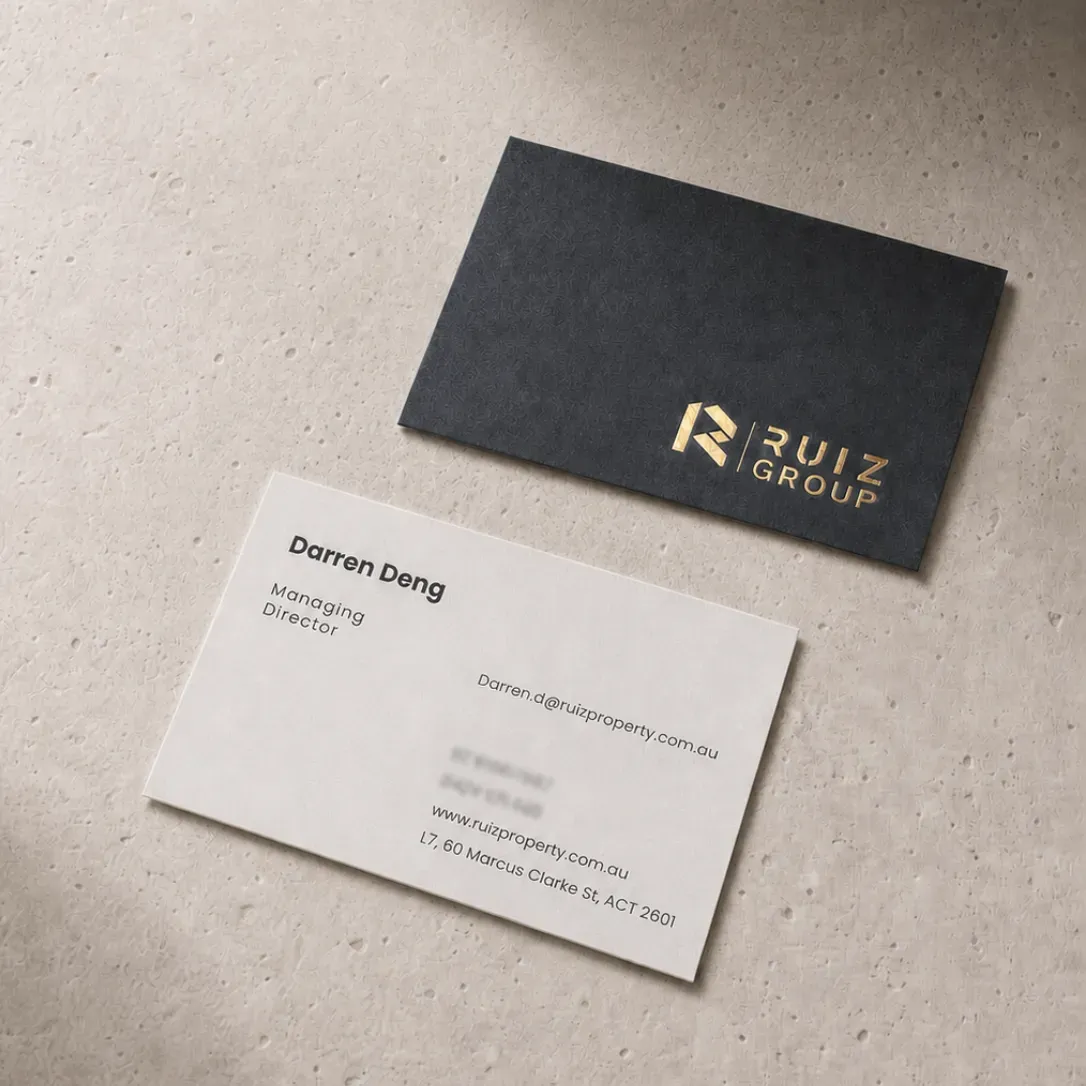Premium Foil Business Cards