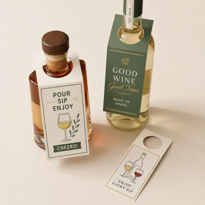 Custom Bottle Neck Tags