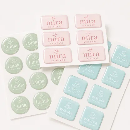 Custom Domed Stickers