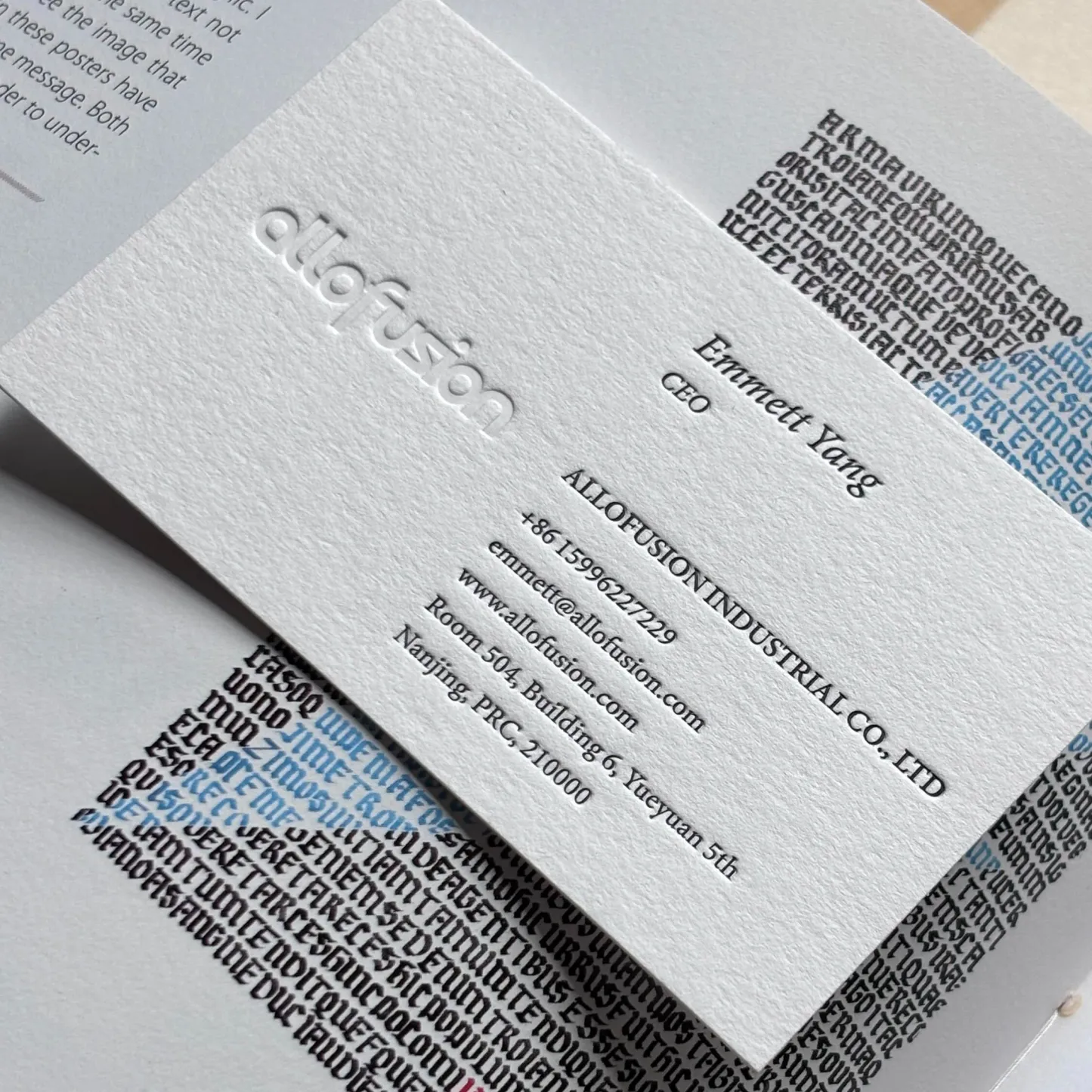 Cotton Paper Business Cards