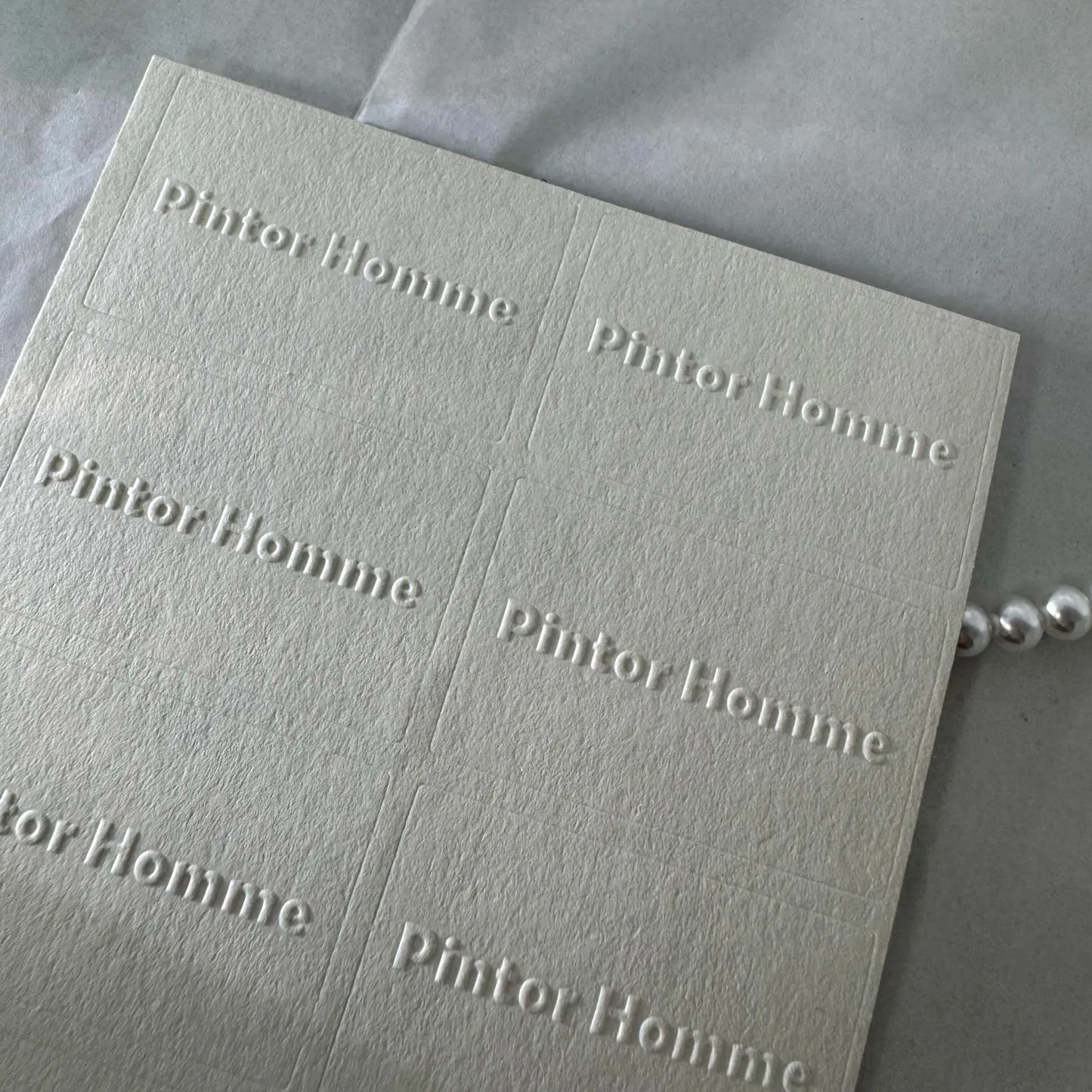Custom Embossed Stickers