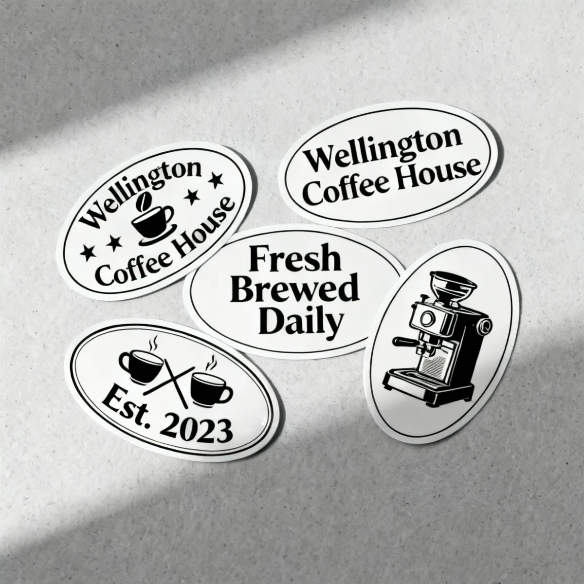 Oval Stickers