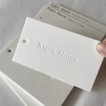 Cotton Paper Hang Tags
