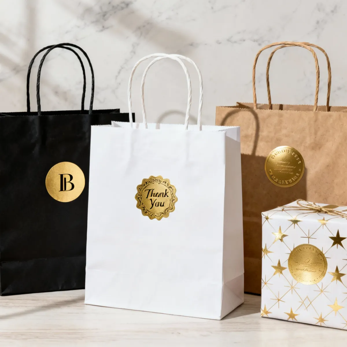Gold Foil Stickers