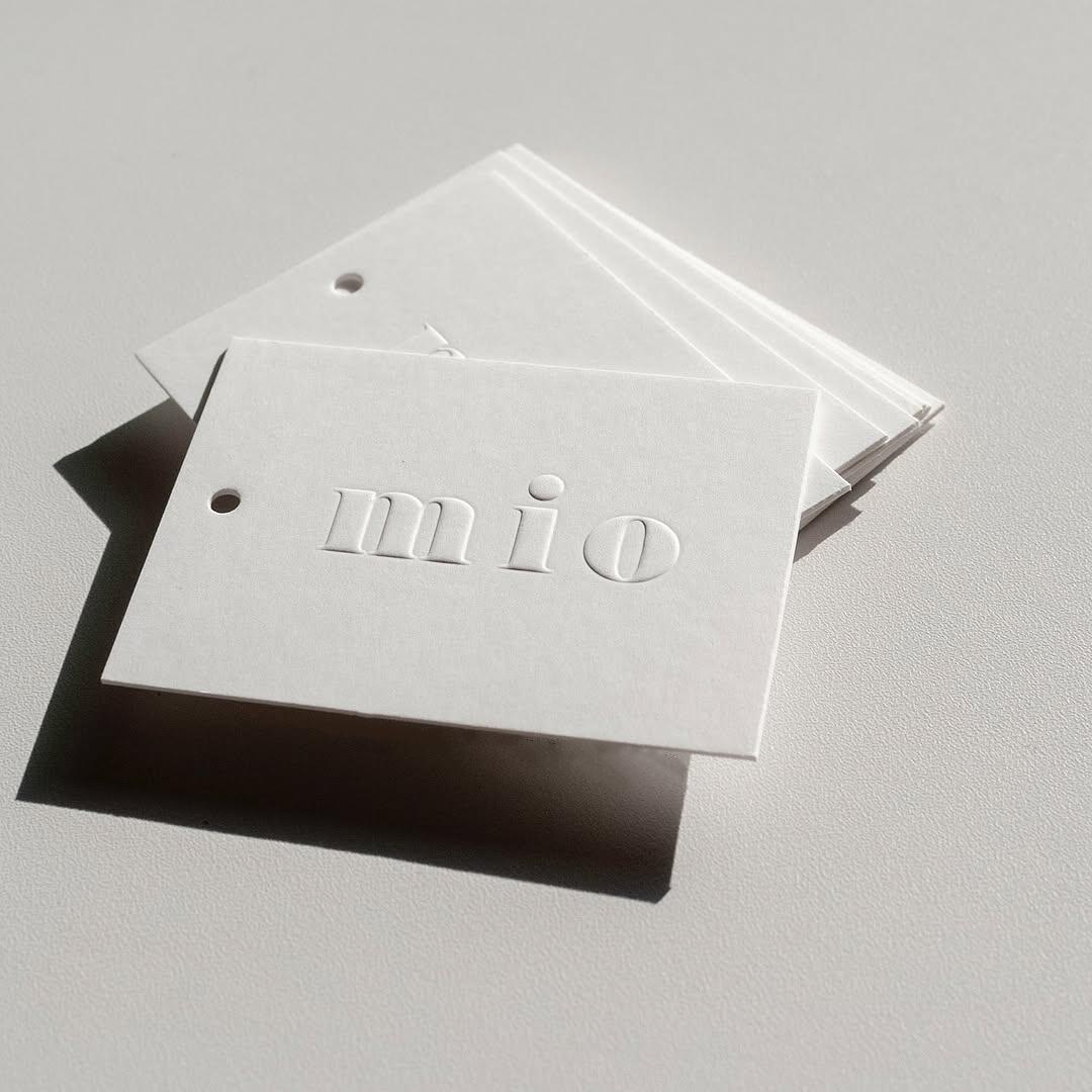 Premium Deep Embossed & Debossed Hang Tags