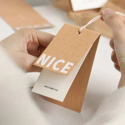 Folded Hang Tags