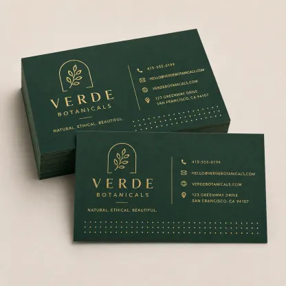 Foil Business Cards