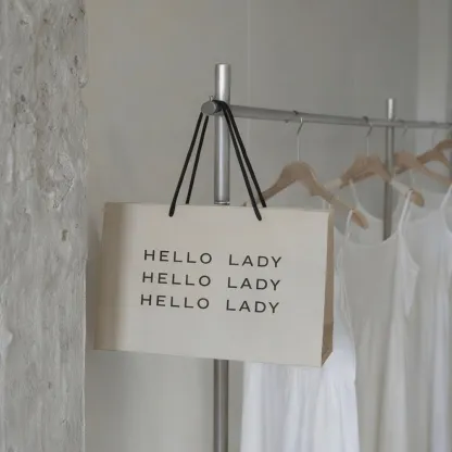 Custom Cotton Handle Premium Gift Bags