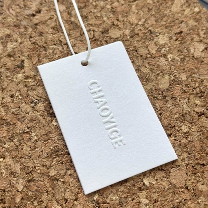 Premium Deep Embossed & Debossed Hang Tags