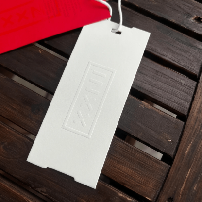 Premium Deep Embossed & Debossed Hang Tags