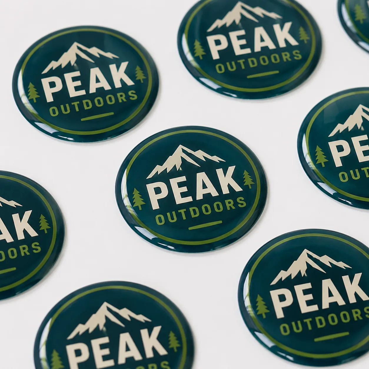 Custom Domed Stickers