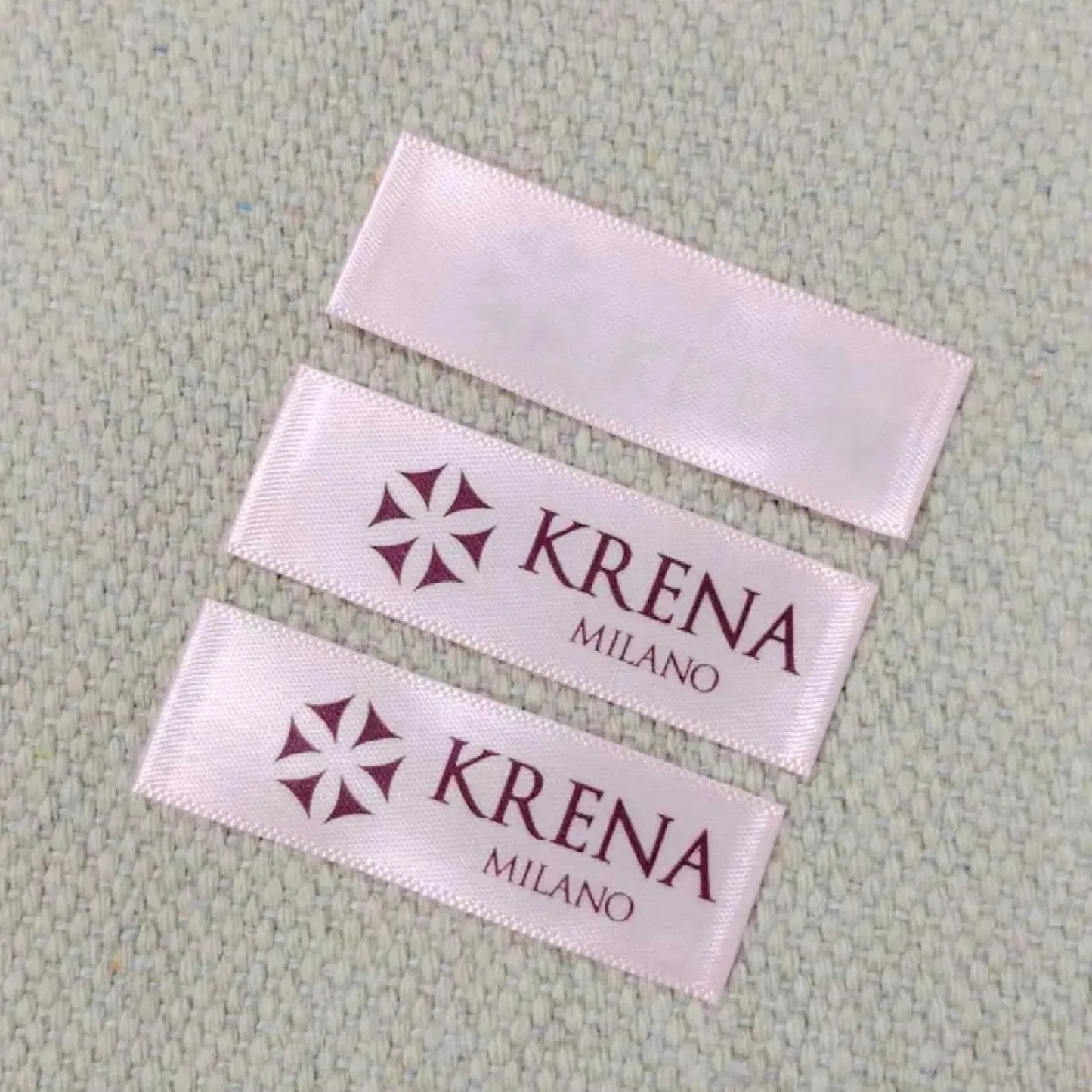 Custom Printed Satin Labels