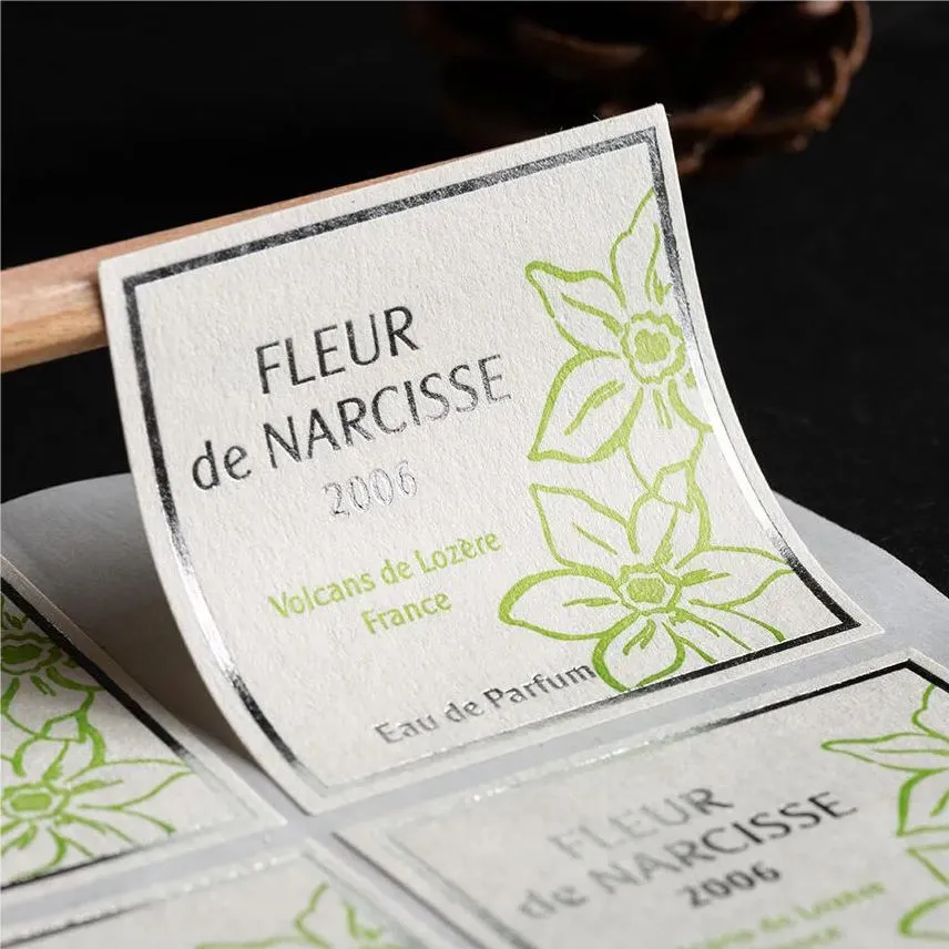 Sliver Foil Stamped Labels