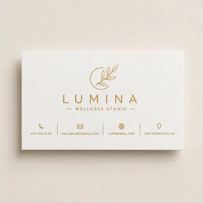 Foil Business Cards