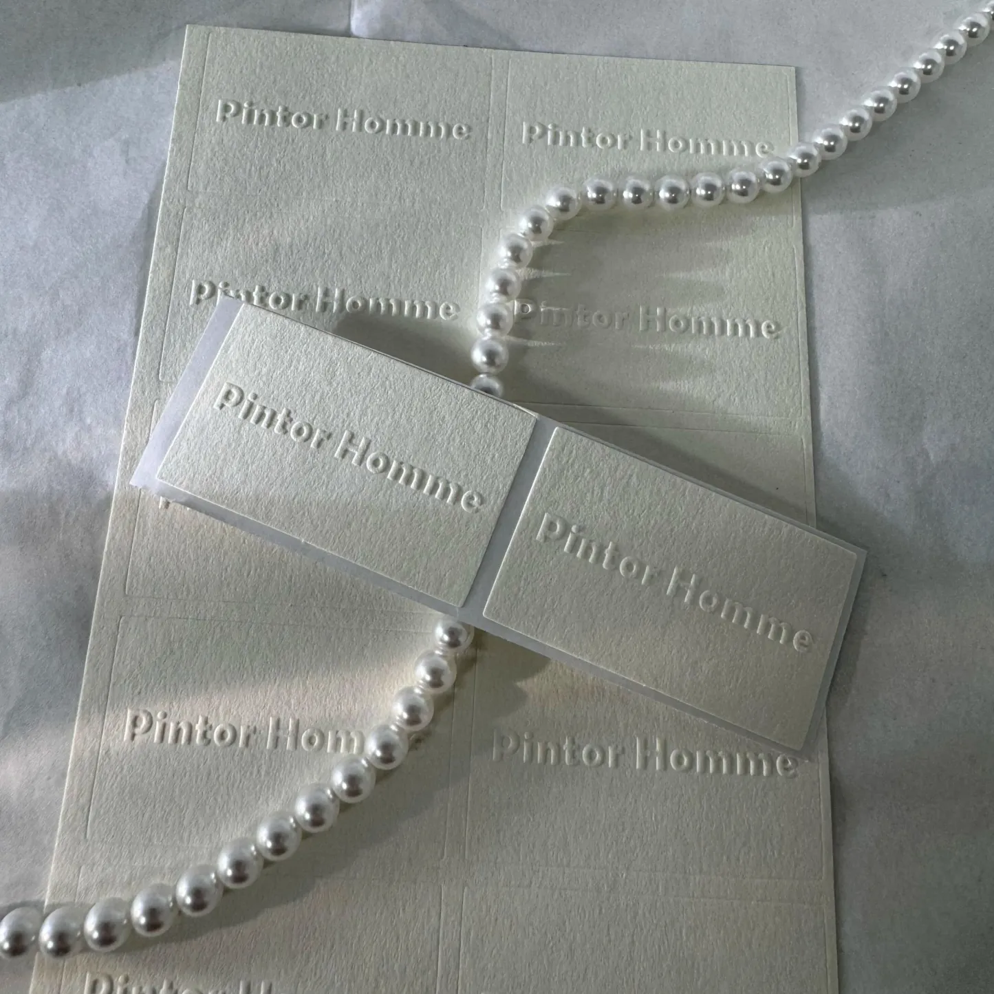 Custom Embossed Stickers