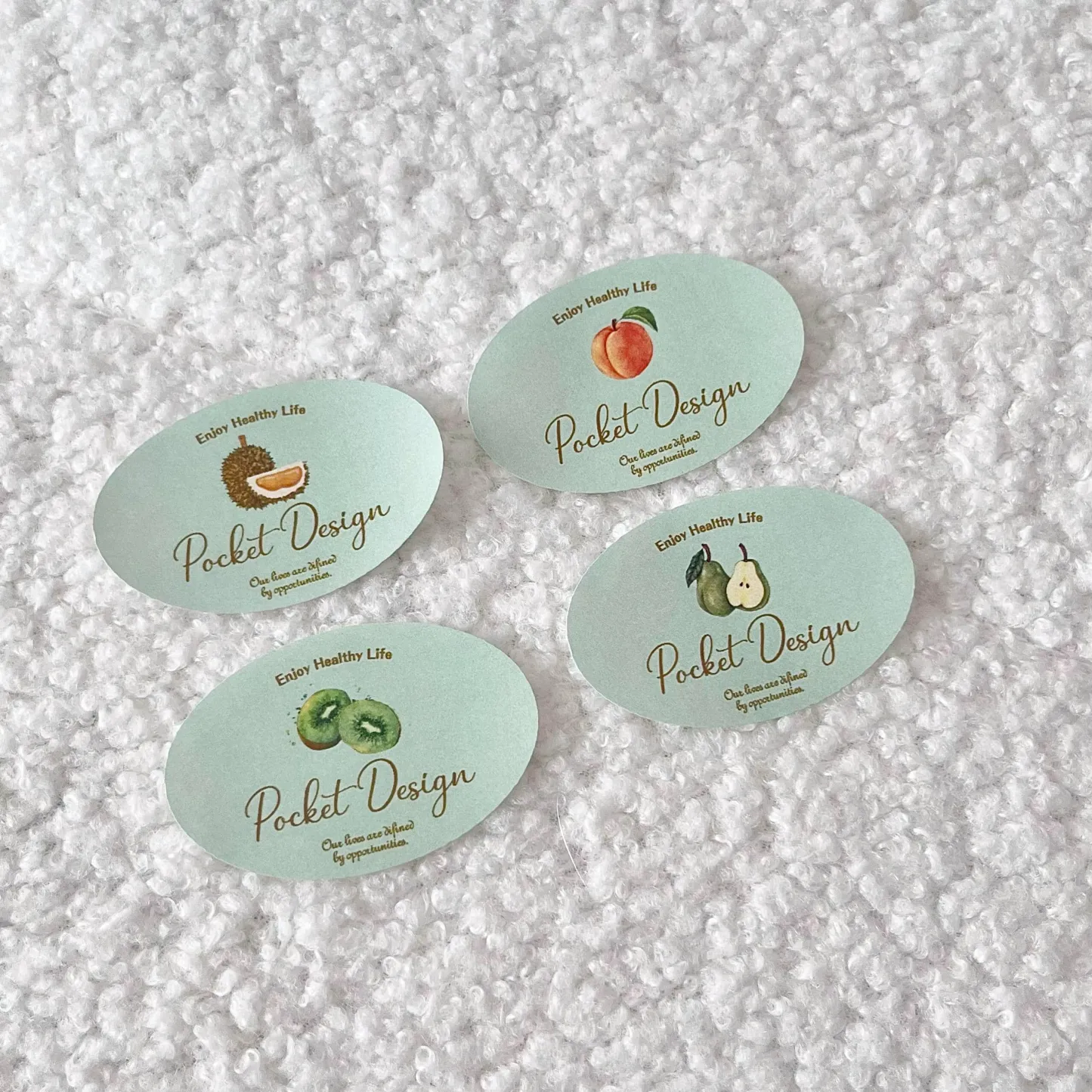 Oval Stickers