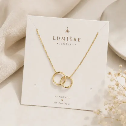 Custom Necklace Display Cards