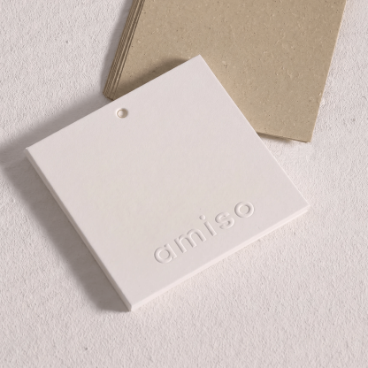 Premium Deep Embossed & Debossed Hang Tags