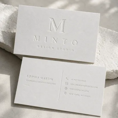 Premium Embossed & Debossed Business Cards