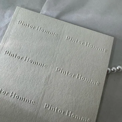 Custom Embossed Stickers