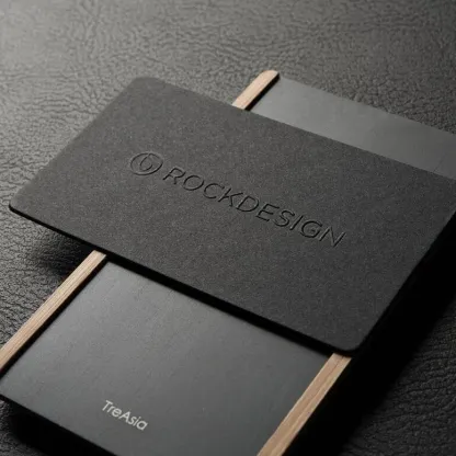 Black Cardstock Postcards