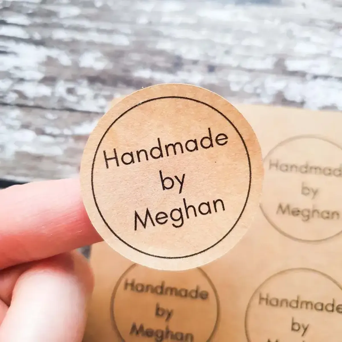 Kraft Paper Stickers