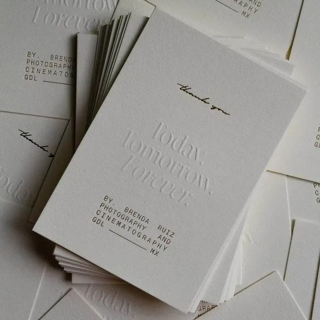 Embossed & Debossed Postcards