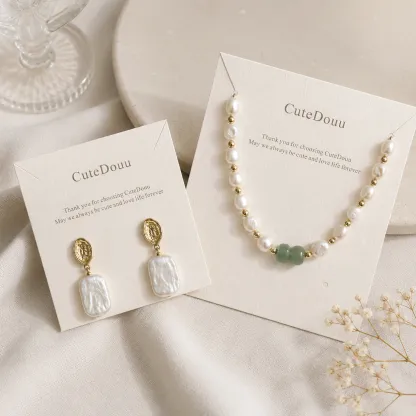 Custom Jewelry Display Cards