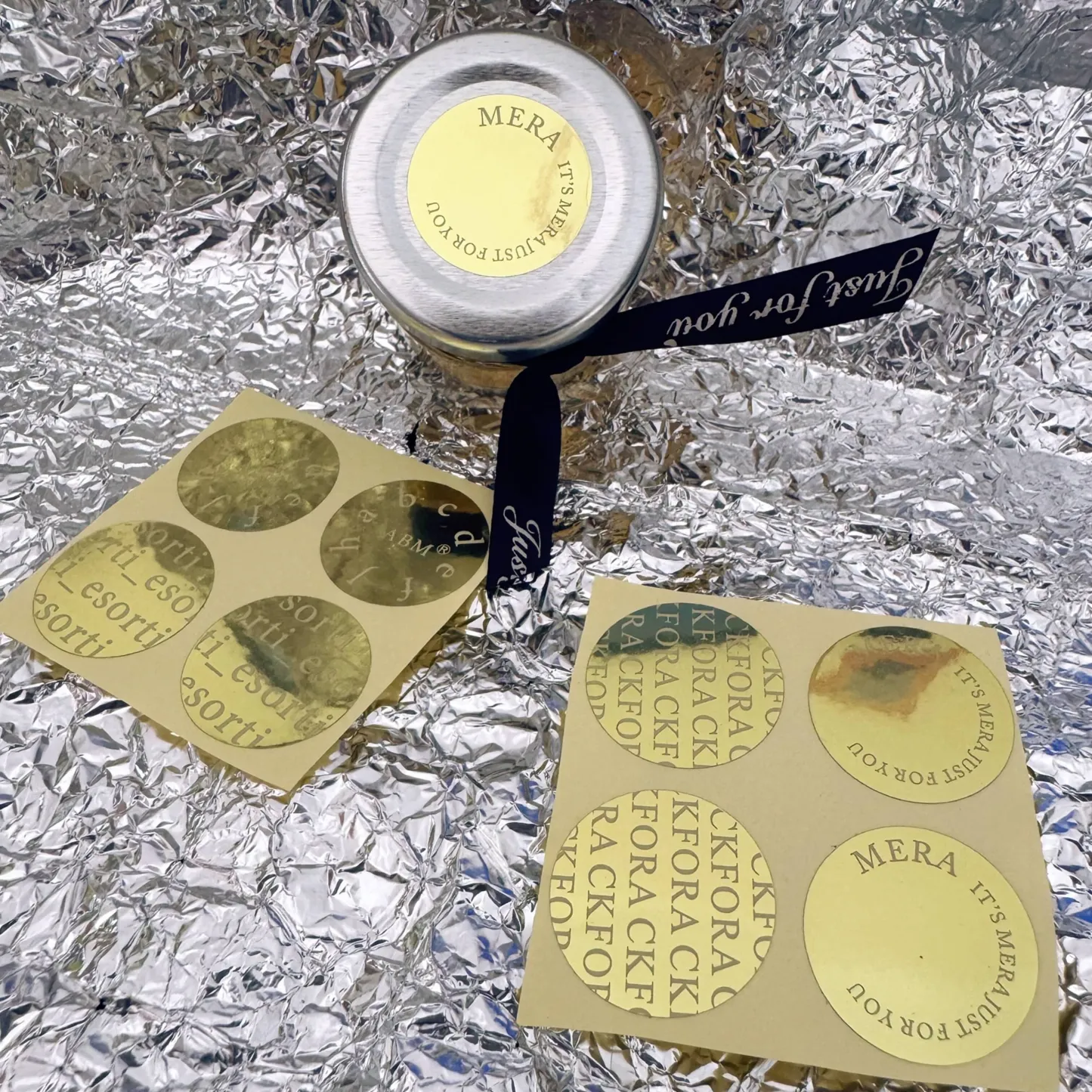 Gold Foil Stickers