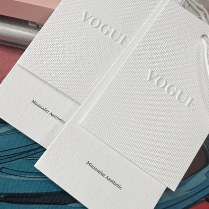 Textured Paper Hang Tags