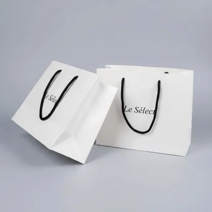 Custom Cotton Handle Premium Gift Bags