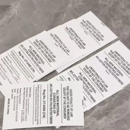 Custom Tyvek Labels