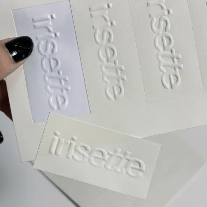 Custom Embossed Stickers