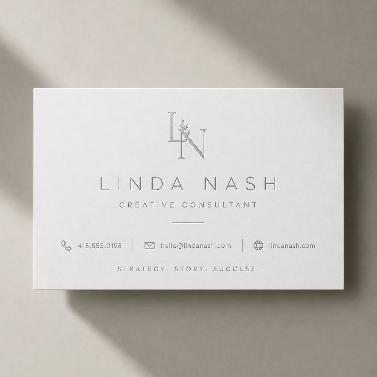 Premium Foil Business Cards