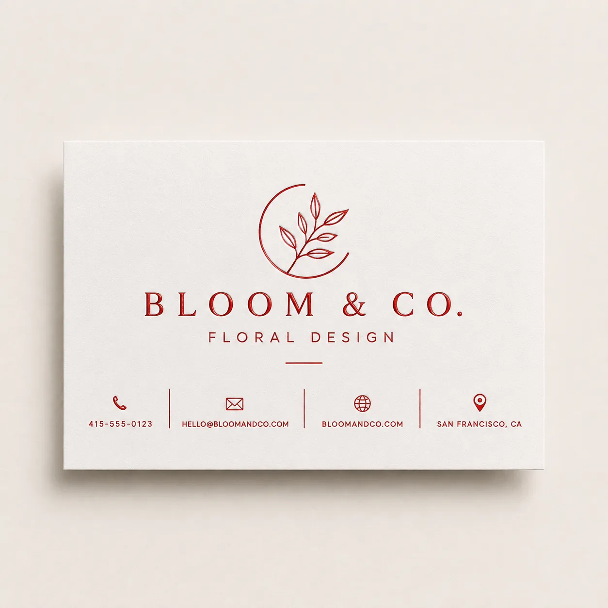 Foil Business Cards