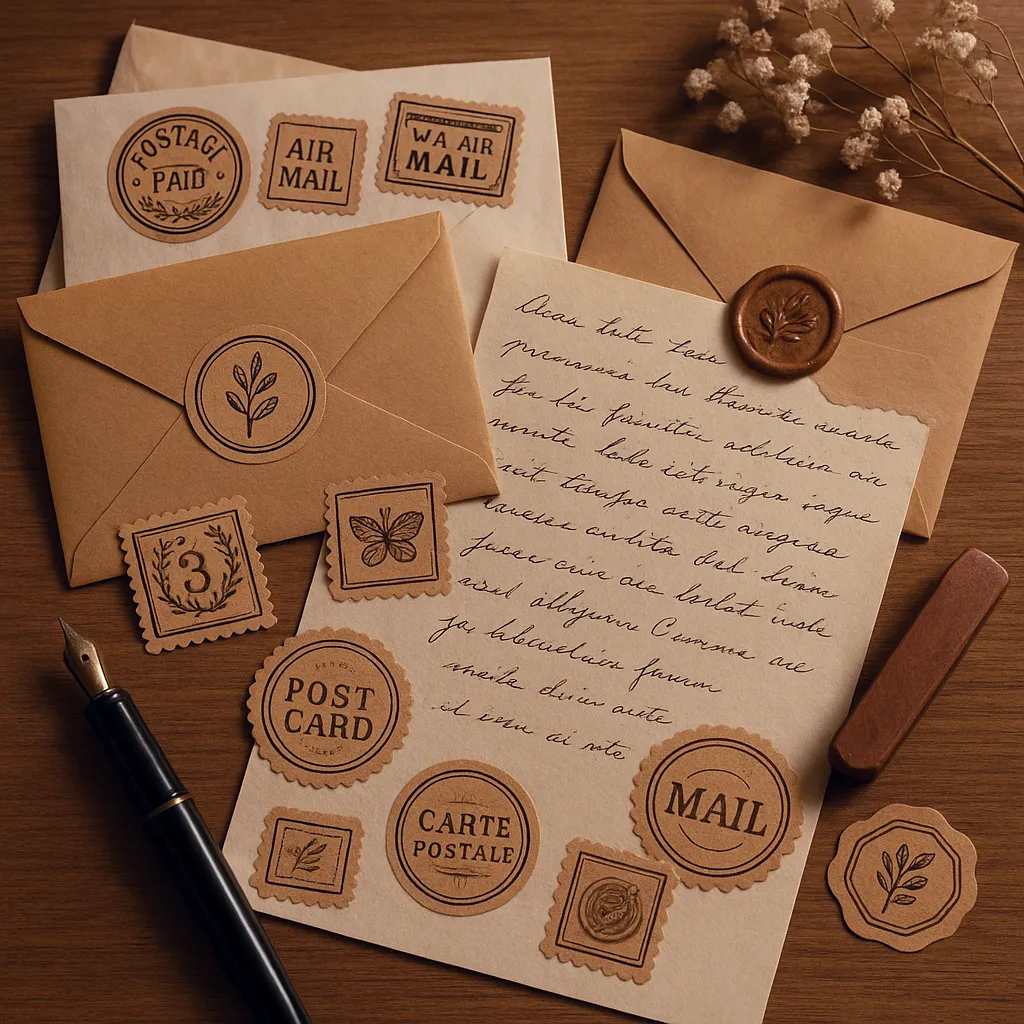 Kraft Paper Stickers