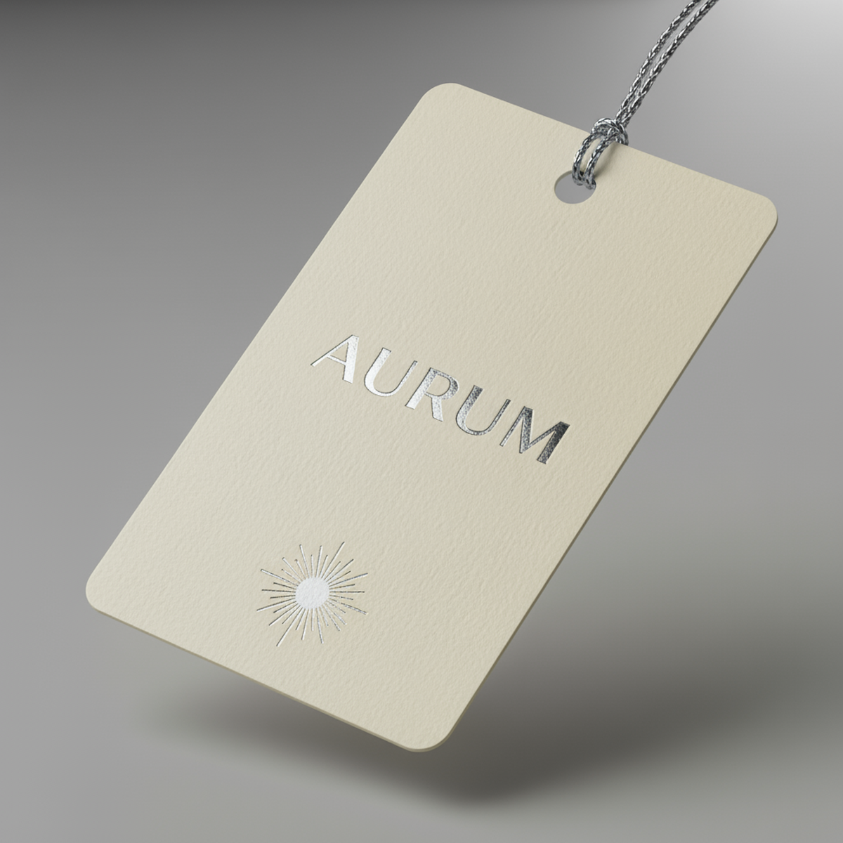 Premium Foil Hang Tags