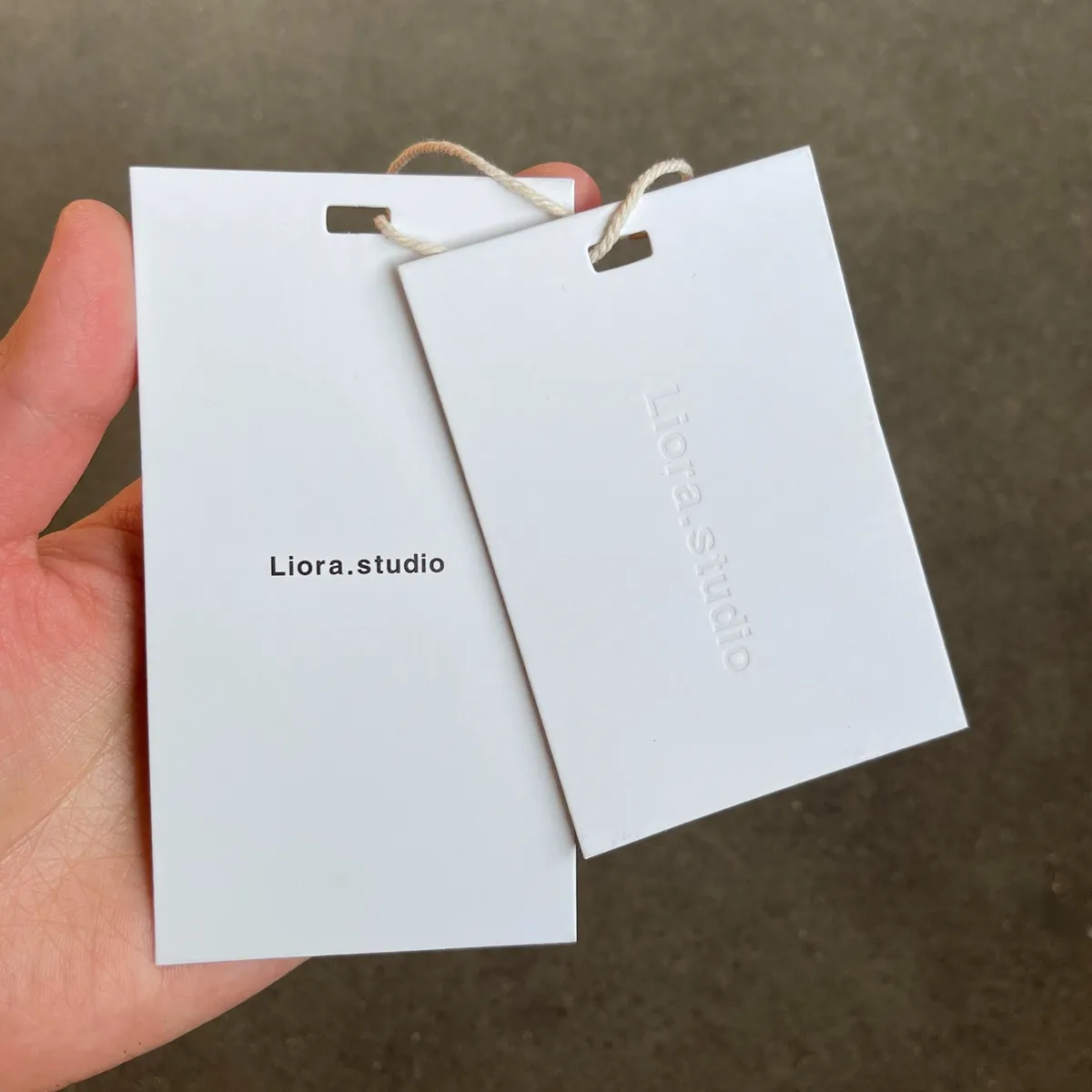 Embossed &amp; Debossed Hang Tags