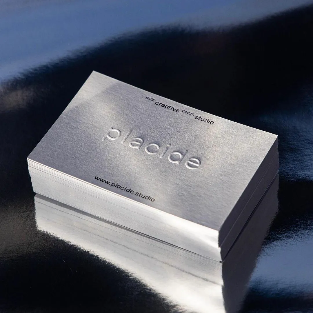 Premium Deep Embossed &amp; Debossed Business Cards
