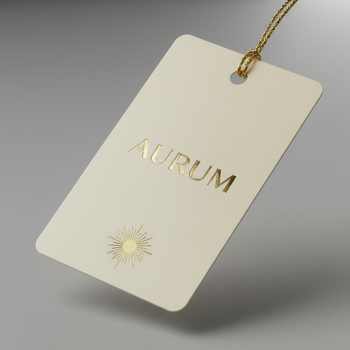 Premium Foil Hang Tags