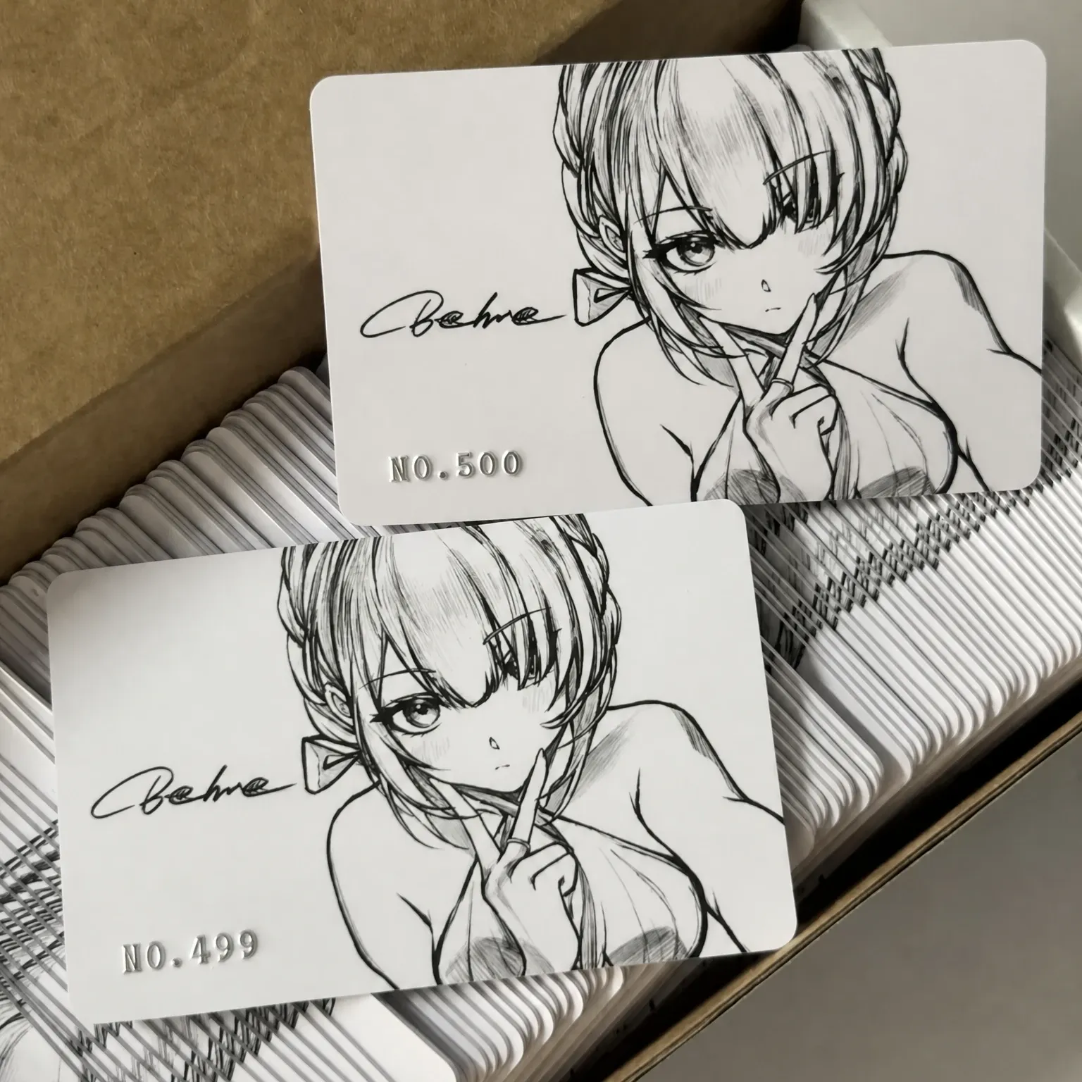 Custom Numbered Membership Cards