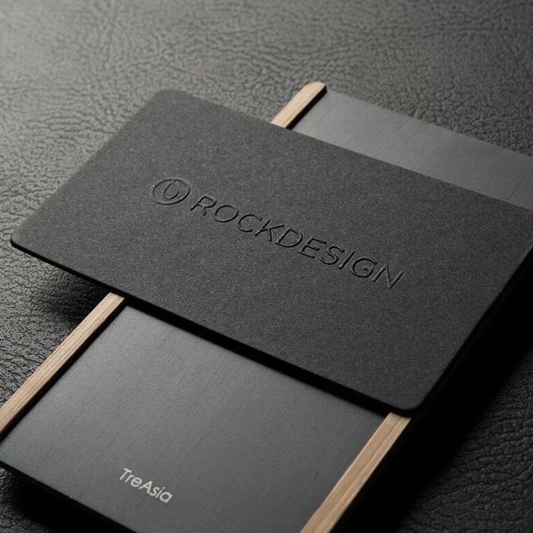 Custom Black Cardstock Postcards