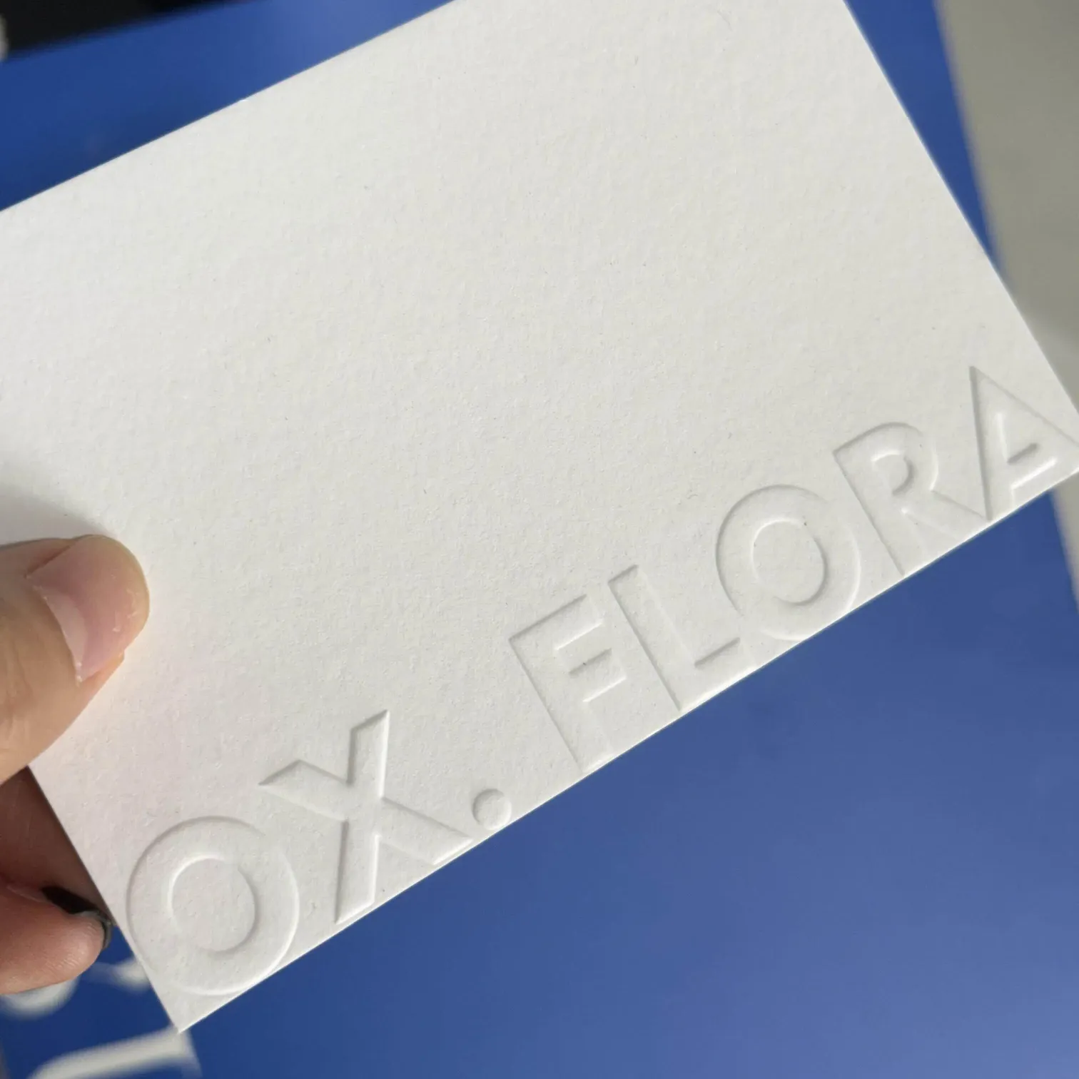 Embossed &amp; Debossed Postcards