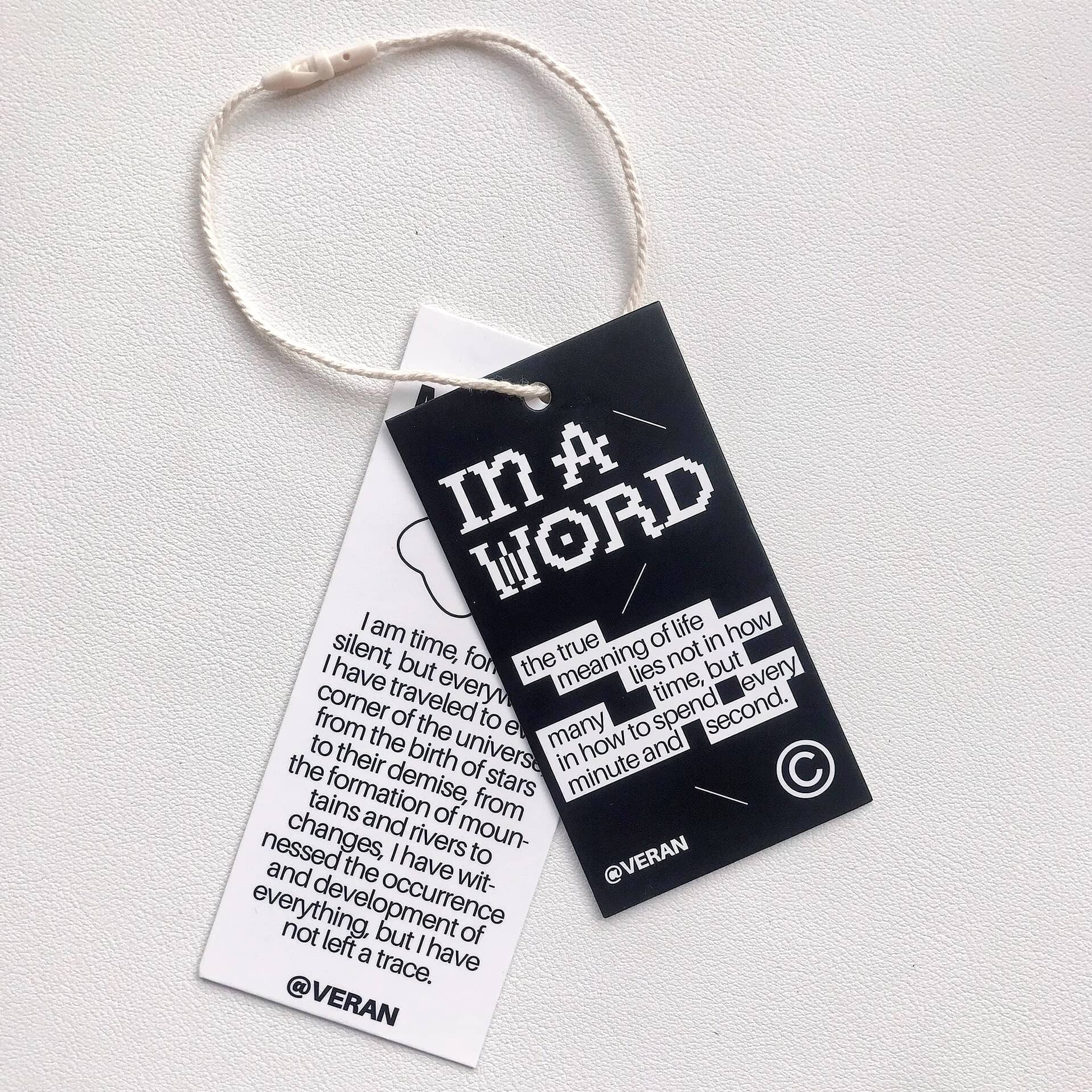 Paper Hang Tags with Strings