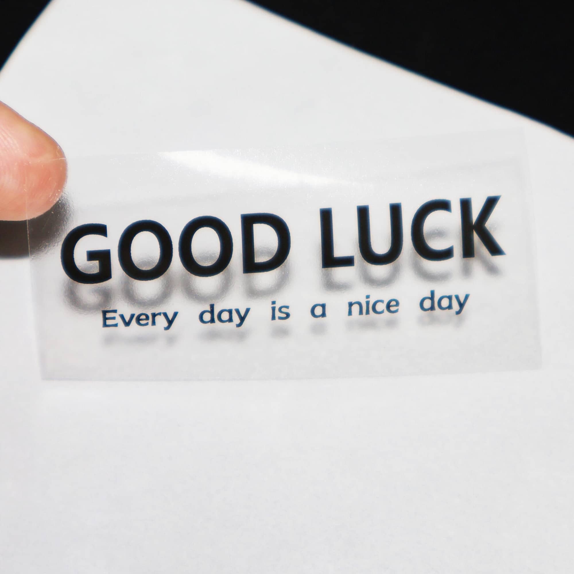 Clear Stickers
